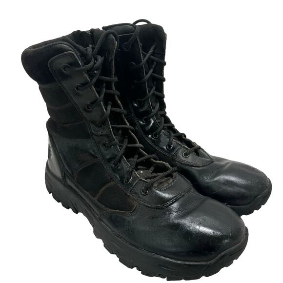 Tactical Performance Other - Tatctical Performance Raid Black Biker Zipup Military Combat Boots Goth Mens 14